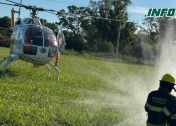 Totoras: un joven debió ser trasladado en helicóptero tras un grave accidente