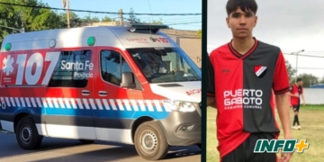 Gaboto: un choque entre motos dejó a un joven herido y piden cadena de oración