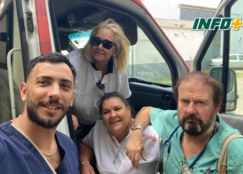 La primera bebé del 2025 de la región nació arriba de la ambulancia del SAMCo de Gaboto