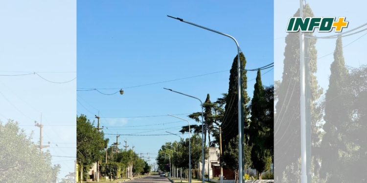 Carrizales continúa con su plan de iluminación y ahora es el turno de calle Lavalle