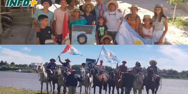 Gaboto: “Los Gauchitos de Emma” volvieron a cruzar el río y desfilan en el Festival de Diamante