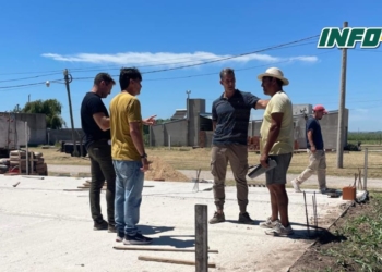 Avanza la construcción de 6 viviendas en Villa Eloisa