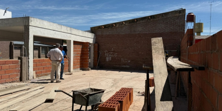 Avanzan las obras de las nuevas aulas en dos escuelas de San Genaro