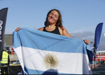 Joaquina es de Cañada de Gómez y va por el sueño de cruzar nadando el Río de la Plata