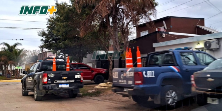 Oliveros: llevaban en moto un televisor robado y fueron aprehendidos 