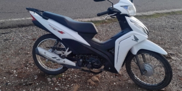 Recuperaron en Pueblo Irigoyen una moto robada en Rosario