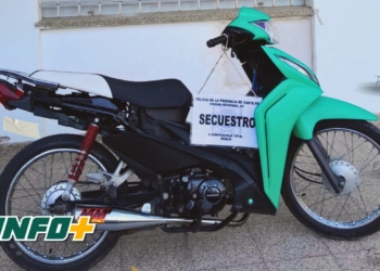 Recuperaron en Monje una moto que había sido robada en Rosario