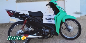 Recuperaron en Monje una moto que había sido robada en Rosario