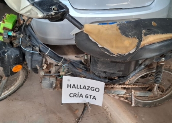 Robaron una moto en San Genaro y fue hallada abandonada en una cuneta