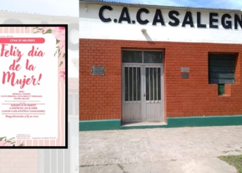 El Club Atlético Casalegno celebrará el Día de la Mujer: cena, bingo, karaoke y DJ