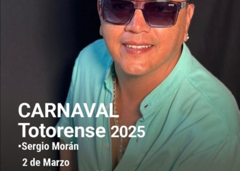 Los carnavales no se detienen y es el turno de Totoras con el gran cierre con Sergio Morán