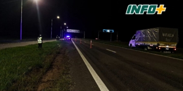 Accidente fatal en Monje: un camión atropelló a un peatón en autopista 