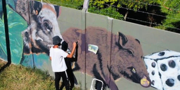 Gaboto explota de Cultura y Arte: murales, caminata y espectáculo musical