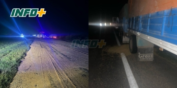 Dos camiones y un auto colisionaron entre Maciel y Oliveros sobre autopista