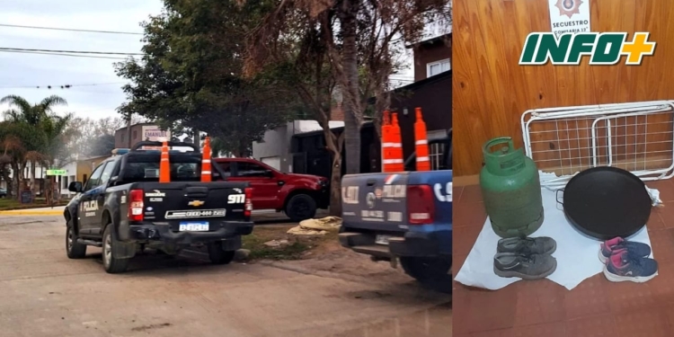 Recuperaron elementos tras tres robos en Oliveros: un hombre con antecedentes será imputado