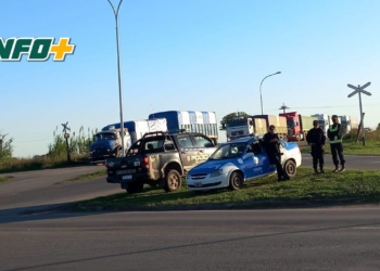 Un macielense herido al chocar en su moto contra un camión en el cruce de rutas 11 y 95