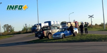 Un macielense herido al chocar en su moto contra un camión en el cruce de rutas 11 y 95