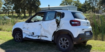 Otro accidente en Totoras: bomberos rescataron a cuatro personas atrapadas
