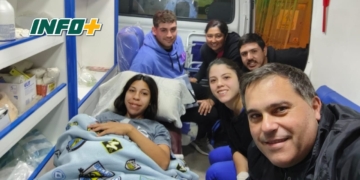 De película: un bebé nació en la vereda de su casa en Bernardo de Irigoyen
