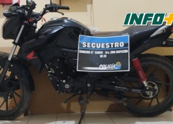 Recuperaron en Gaboto una moto robada en Santa Fe en el 2022