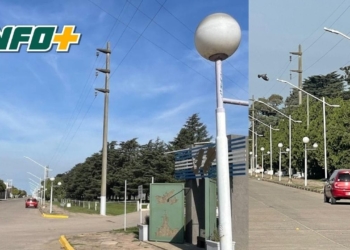 La comuna de Villa Eloisa trabaja para tener el 100 por ciento de luces LED en el pueblo