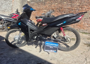 Circulaba por Maciel en una moto denunciada como robada en un depósito judicial