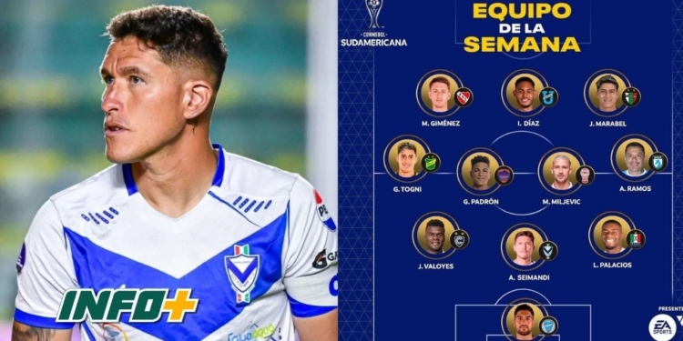 El macielense Seimandi elegido dentro del “equipo de la semana” de la Copa Sudamericana