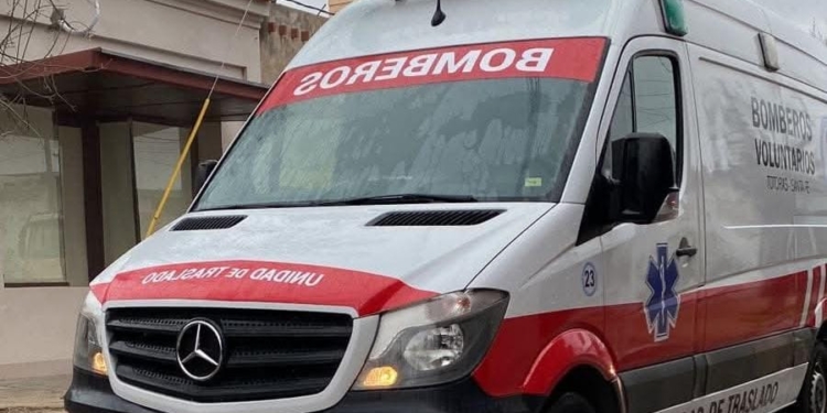 Bomberos de Totoras ayudaron a salvar la vida de un bebé: “Volvió en sí en nuestra unidad”