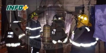 Un hombre alcoholizado prendió fuego su vivienda donde se encontraba con su pareja