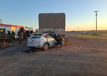 Un hombre y una mujer de Barrancas perdieron la vida en un trágico accidente en la autovía 19
