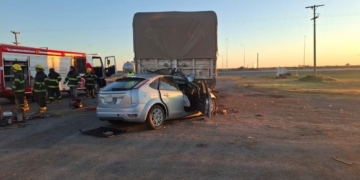 Un hombre y una mujer de Barrancas perdieron la vida en un trágico accidente en la autovía 19