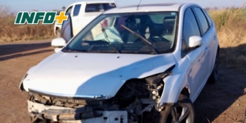 Un hombre de San Genaro volcó con su auto en zona rural de Arocena