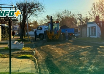 San Genaro comenzó los trabajos para la repavimentación de nuevas seis cuadras