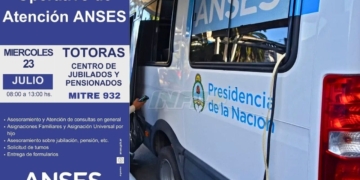 ANSES realizará un operativo de atención en Totoras el próximo miércoles 23 de julio