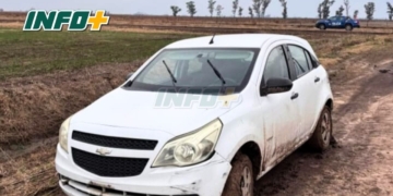 Hallaron en Salto Grande un auto que se utilizó en un robo millonario a una concesionaria