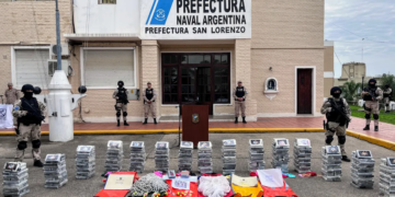 Detuvieron a otro filipino por el hallazgo de 469 kilos de cocaína en el puerto de Vicentin de San Lorenzo