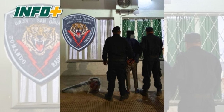 Intento de robo en un galpón de San Genaro: un detenido y recuperación de elemento