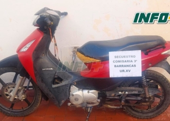 Recuperaron una moto en Barrancas que tenía pedido de secuestro por robo