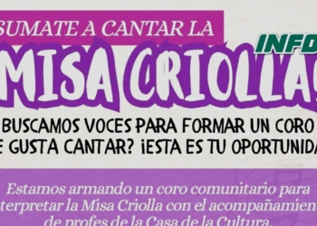 Se viene la Misa Criolla: San Genaro convoca voces para formar un coro comunitario
