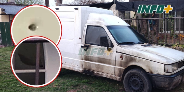 Madrugada violenta en Gaboto: balacera contra una casa e incendio de un vehículo