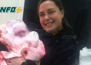 Una vecina de Clason dio a luz en plena ambulancia con ayuda policial