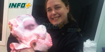 Una vecina de Clason dio a luz en plena ambulancia con ayuda policial