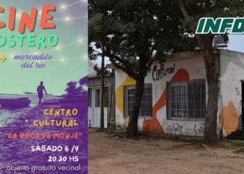 La Boca de Monje inaugura su Cine Costero Vecinal con feria y Mercadito del Río