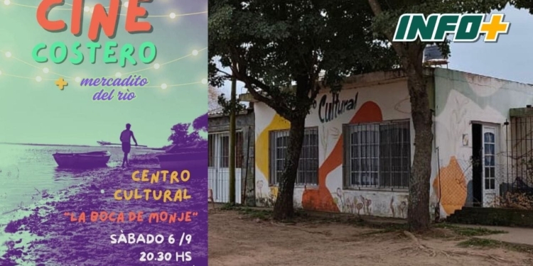 La Boca de Monje inaugura su Cine Costero Vecinal con feria y Mercadito del Río