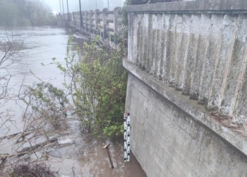 El Río Carcarañá superó los 9 metros y está cerca de cortar la Ruta 10 en Andino