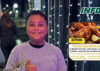 San Genaro: gran pollada a beneficio de Liam Páez para costear gastos de una operación