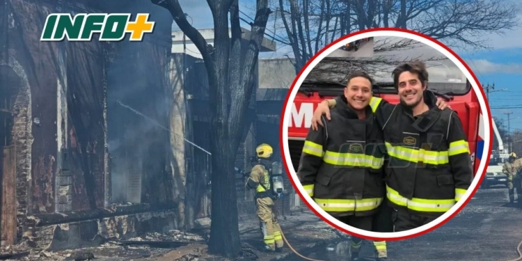 Incendio en Totoras: bomberos rescatan a una joven con discapacidad y a sus perros en un dramático operativo