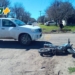 Una moto y una camioneta colisionaron en Oliveros: una joven herida
