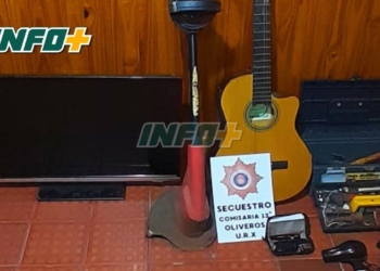 Oliveros: un menor de edad le robó a un vecino y fue descubierto