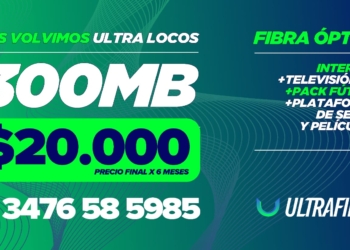 300 megas por $20.000: UltraFibra lanza una súper promo durante septiembre